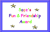 Sooz's Fun and Friendship Award