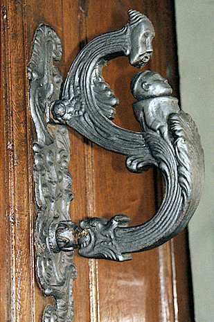 A door knocker in Bern