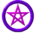 Animated Purple Pentagram