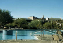 The Community Pool offers free-form swimming and a separate lap pool, both heated, in addition to the spa