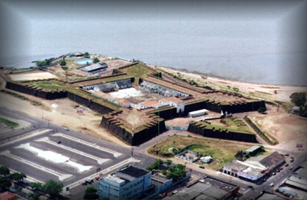 Vista area da Fortaleza de So Jos de Macap