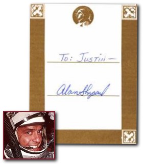 Autograph Gallery - Alan B. Shepard