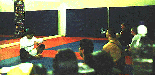 Frank Shamrock leading warm ups