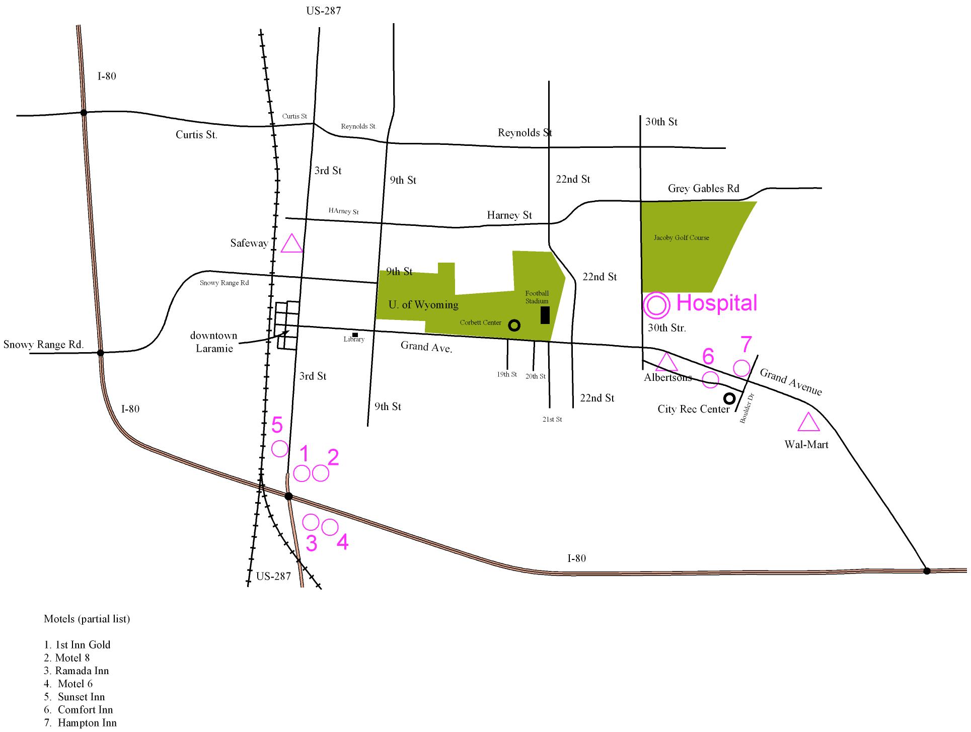 Overview Map of Laramie