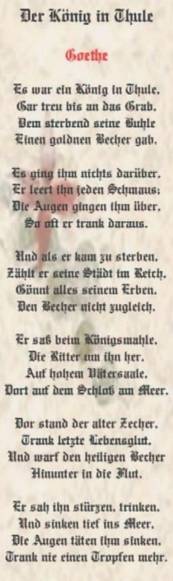 Goethe, W.-Der Knig in Thule
