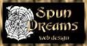 Spun Dreams - web design
