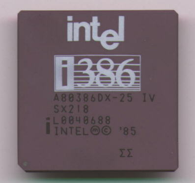 Processor Intel 386DX