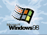Tampilan Logo MICROSOFT WINDOWS  98