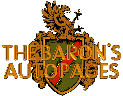 VLKOMMEN TILL BARONENS BILSIDOR / WELCOME TO THE BARONS AUTOPAGES