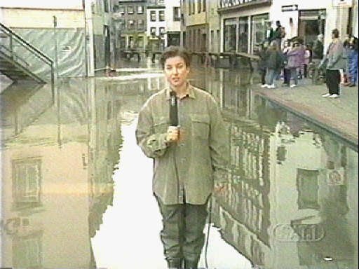 women in rubber waders