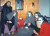 Alguns caps  disfrassats de bruixes i monstres als passos de Sils l'any 91