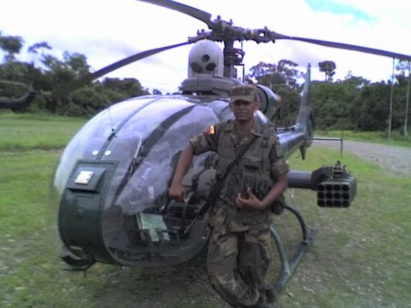Helicptero ecuatoriano Gazelle