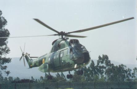 Helicptero ecuatoriano Aerospatiale SA 330 Puma