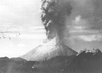 Photograph of Paricutin Volcano, Mexico, 1947