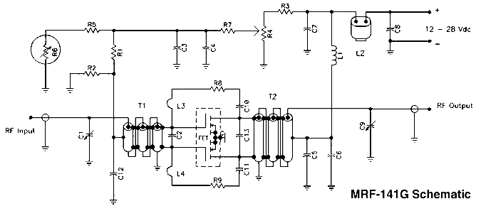 MRF141G schematic