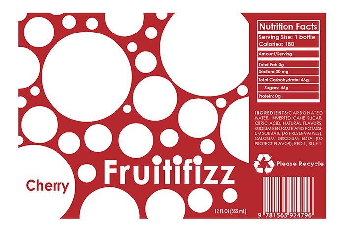Fruitifizz Labels for bottles