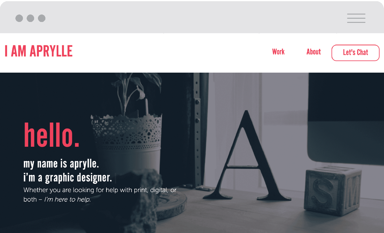 Aprylle Site Screencap