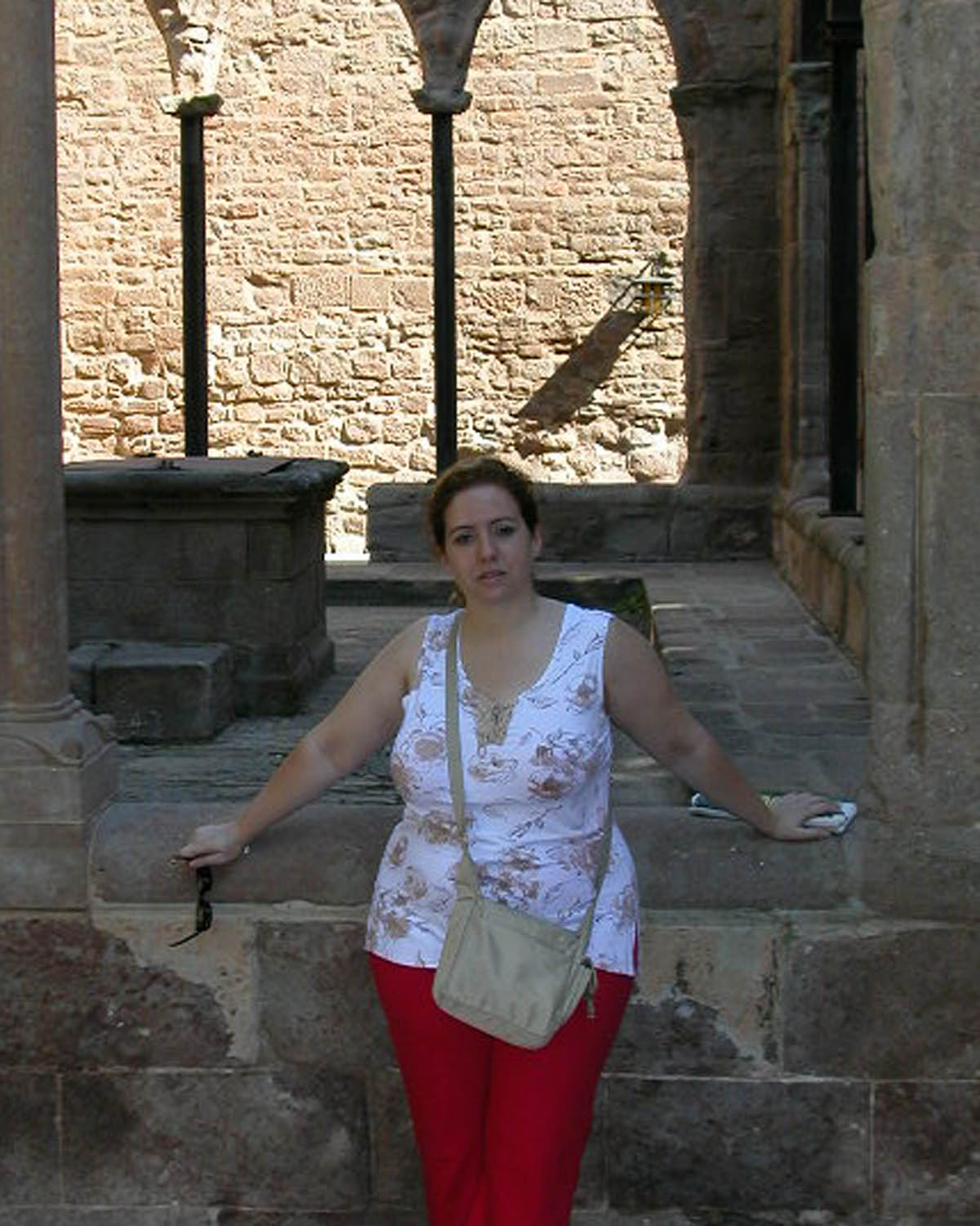 Esta soy yo en el Castillo de Cardona, actualmente el Parador de Cardona