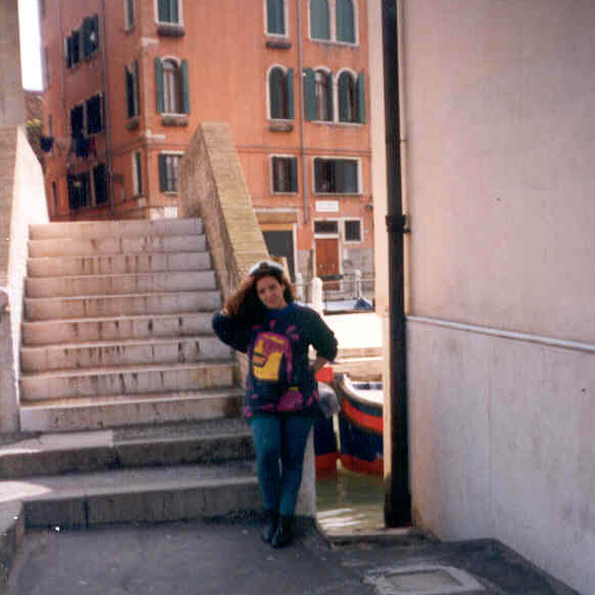 Esta soy yo en Venecia (Mayo 1992)