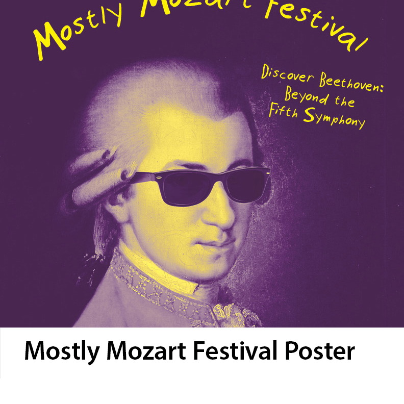 Mostly Mozart Poster Mock