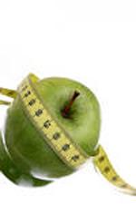 Weight loss. Controle do peso como a maneira para a saúde boa.