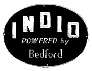 El caracter&iacute;stico logo trasero del "Indio powered by Bedford"