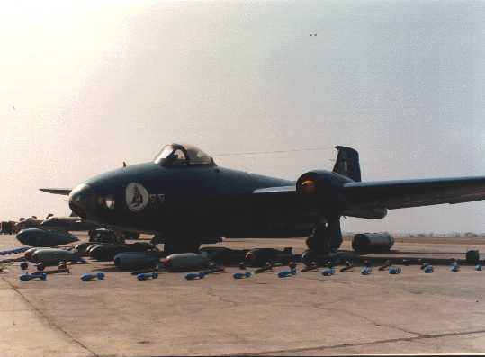 Avin bombardero: BAC Canberra B (I) Mk.12 peruano