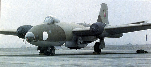 Canberra peruano del modelo Mk.56 hoy fuera de servicio