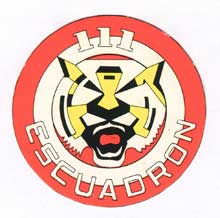 Escudo de combate del Escuadrn Areo N 111 Los Tigres del Grupo Areo N 11 La Casa de los Tigres de la FAP
