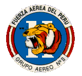 Escudo de combate del Grupo Areo N 11 La Casa de los Tigres de la Ala Area N 1 de la FAP