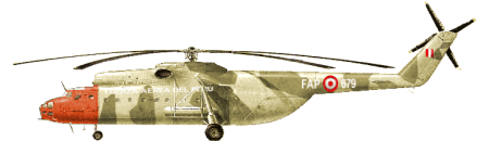 Helicóptero tipo Mil Mi-6 Hook de la Fuerza Aérea del Perú