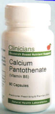 Vitamin b5 is often sold as Calcium Pantothenate or Pantothenic Acid
