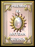 Premio al Contenido otorgado por Artean Design