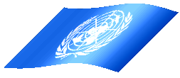 Waving UN flag
