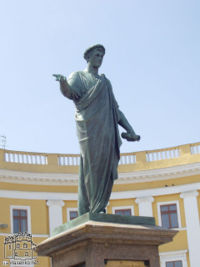 Statue of Duc de Richelieu in Odessa