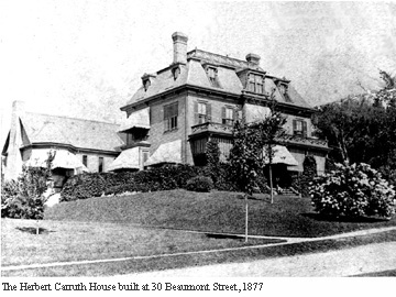 The Carruth House Bed Breakfast Boston A Brief History of the