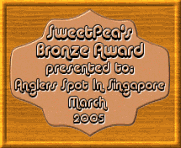 This site has been awarded the "SweetPea's Bronze Web Award"