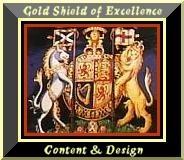 This site has been awarded the "Gold Shield of Excellence"