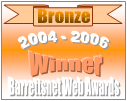 This site has been awarded the "Barrettsent Bronze Web Award"