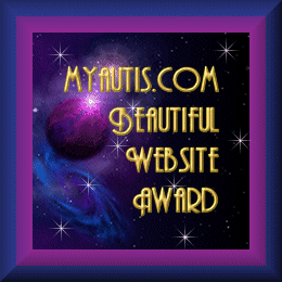 This site has been awarded the - MyAutis.Com Beautiful Website Award