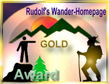 This site has been awarded the "Ausgezeichnet mit Rudolfs Wander-Award"