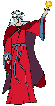 I am Sorcerer Red. I use a combination of offensive and defensive spells.