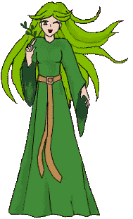 Hi, there! I'm Sorceress Green. I specialize in plant magic.