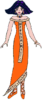 Welcome. I'm Sorceress Orange. I specalize in magic runes and glyphs.