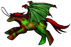A dragon-winged (drake) shaenel figurine.