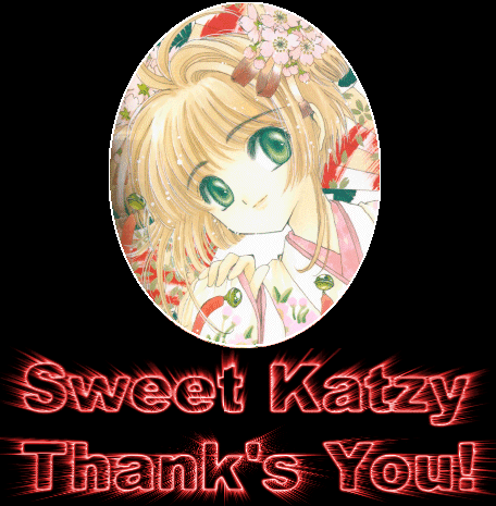 Thank you Sweet Katzy!