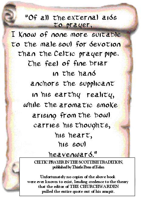 Celtic Prayer Pipe