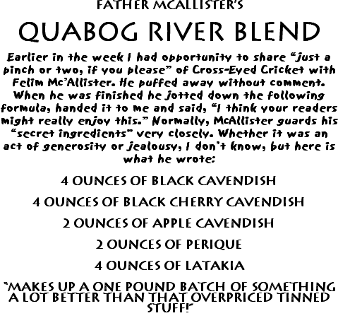 QUABOG RIVER BLEND