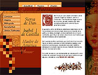 Pgina web para promocionar la beatificacin de Isabel la catlica
