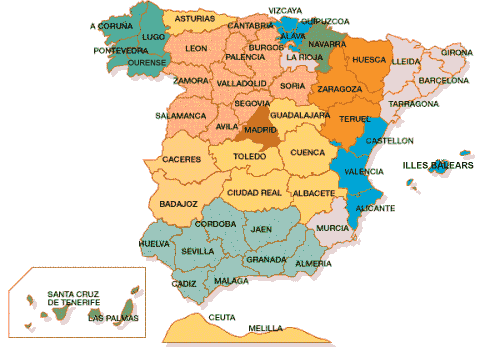 Mapa de Activistas de Espaa 
